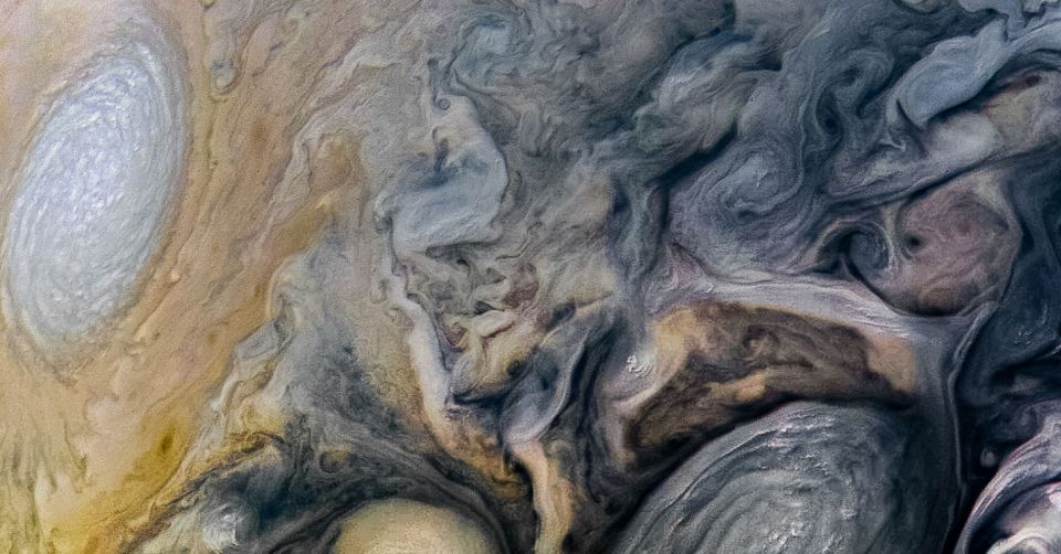 Intricate Clouds of Jupiter Mission Juno